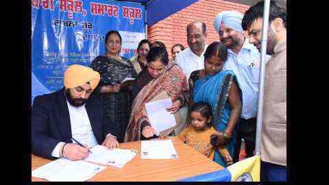 Education-Minister-Harjot-Singh-Bains-Launches-Enrollment-Campaign-Of-Government-Schools