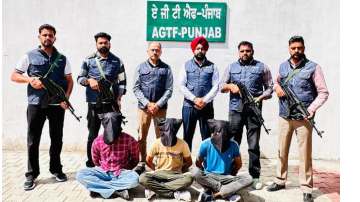Punjab-Police-s-Agtf-Arrest-Three-Operatives-Of-Foreign-based-Gangsters-Goldy-Brar-And-Rohit-Godara