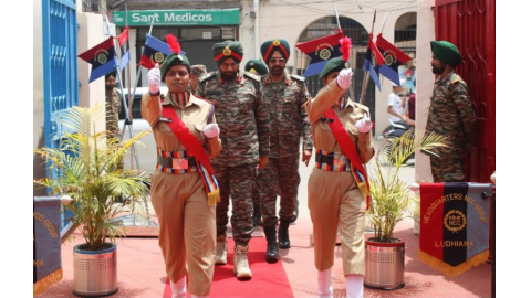 Adg-Commends-Ncc-Cadets-Of-Ludhiana