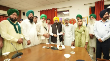 Cm-Fulfils-Another-Promise-Made-With-Farmers-Hands-Over-Cheque-Job-Letter-Family-Of-Shubkaran-Singh-