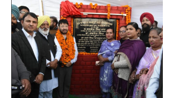 Local-Bodies-Minister-Lays-Foundation-Stone-For-10-61-Crore-Sewerage-Project-In-Alawalpur