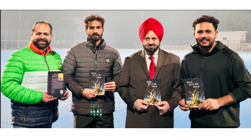 Renowned-Lyricist-Shamsher-Sandhu-s-Love-For-Sports-New-Book-Released-By-Indian-Hockey-Captain-Harmanpreet-Singh