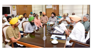 Finance-Minister-Harpal-Singh-Cheema-Meets-Employee-Unions