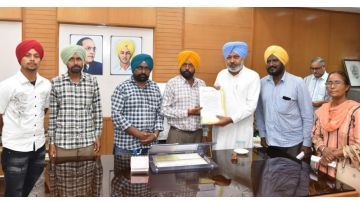 Finance-Minister-Harpal-Singh-Cheema-Holds-Meetings-With-Various-Employee-Unions-